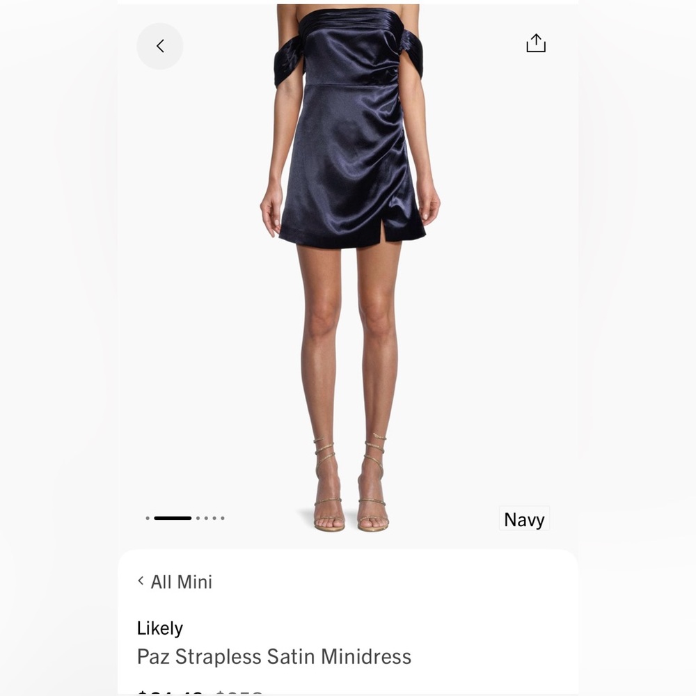 Likely Paz Strapless Mini dress